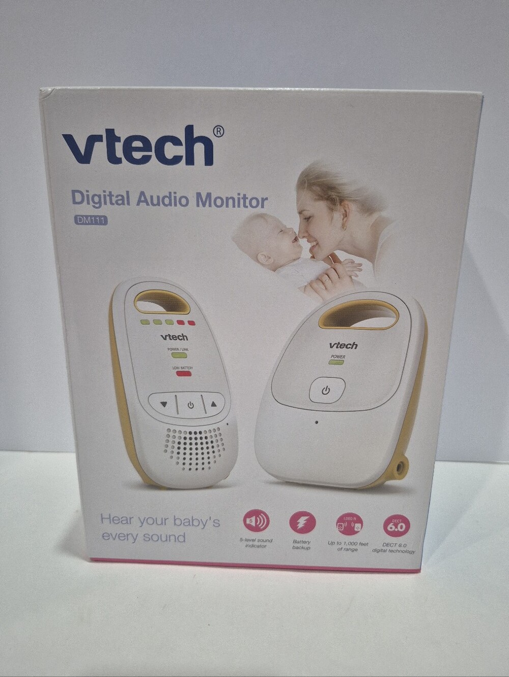 NEW Vtech Digital Audio Monitor 1000 Feet Range Baby Monitor